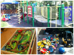 Indoor and Outdoor space at USRC Playgroup, Hong Kong