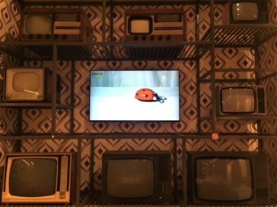 TVs at Retro exhibition Prague