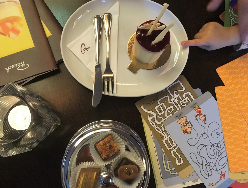 Afternoon treats at the Chocolate Cafe