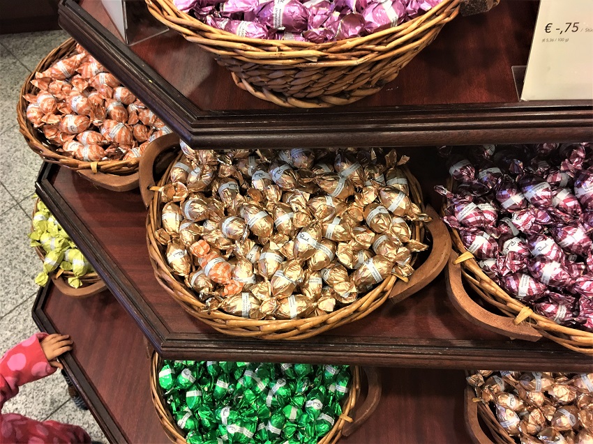 Colourful chocolates and Fassbender and Rausch Berlin