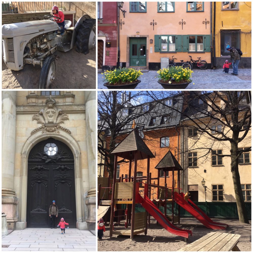 Playgrounds, palace doors and picturesque lanes in Gamla Stan Stockholm