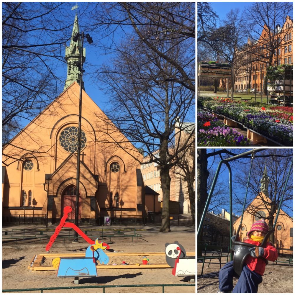 Charming Mariatorget Playground and Square in Sofo