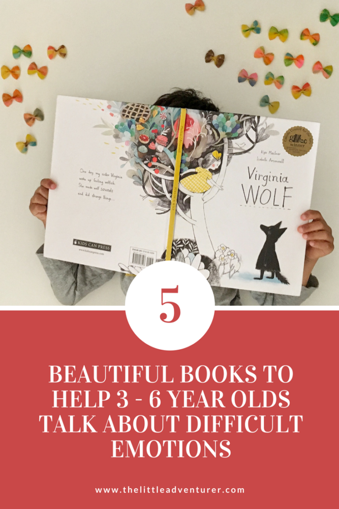 A review of 5 picture books that help 3 - 6 year olds talk about difficult emotions such as anger, worry and jealousy. #kidlit #picturebook #children #emotions