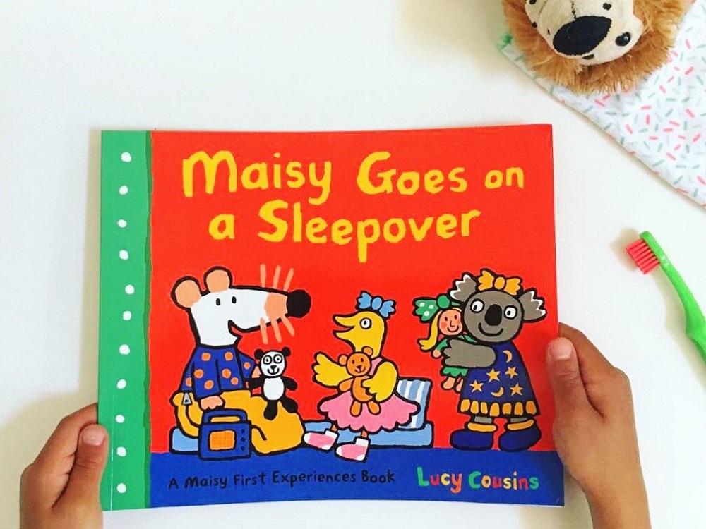 Review of Maisy goes on a Sleepover by Lucy Cousins, alongside other beautiful bedtime books