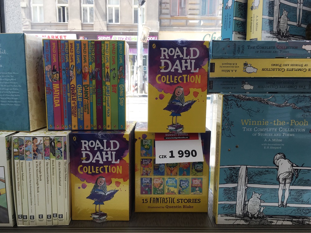 Budget Books in Prague - one of the bookshop which sells English book