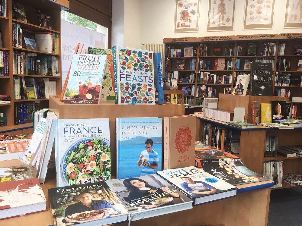 Oxford Bookshop in Prague - One of the many places where you can find English books in Prague