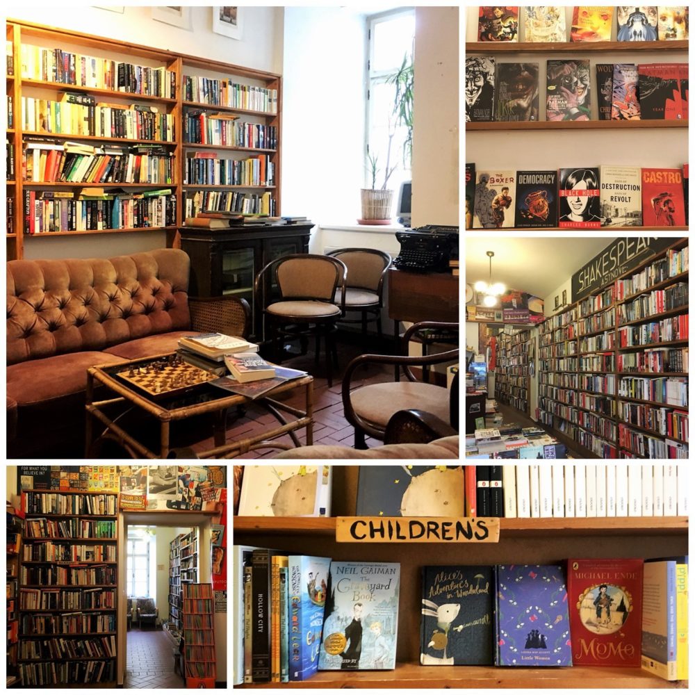 Shakespeare and Sons in Prague - Part of a guide to Prague's most charming English bookshops