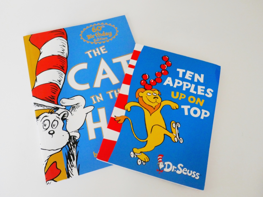 The Cat and the Hat and Ten Apples Up On Top by Dr Suess - part of a round up of picture, activity and chapter books for 6 year olds. The Little Adventurer.
