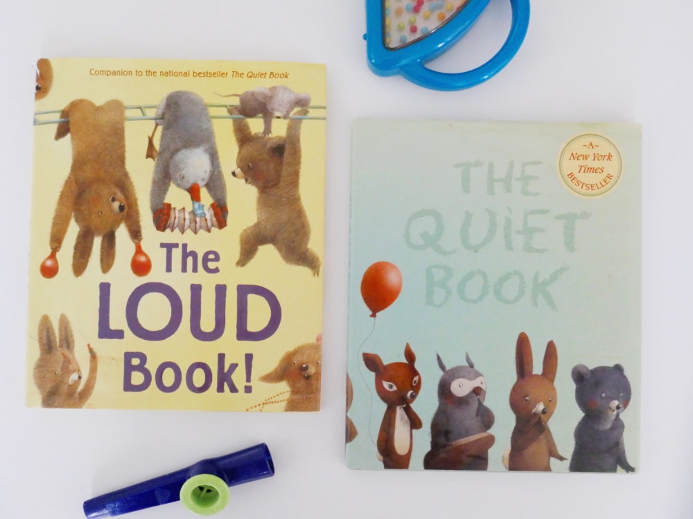 The Loud Book and The Quiet Book - part of a round up of picture, activity and chapter books for 6 year olds. The Little Adventurer.