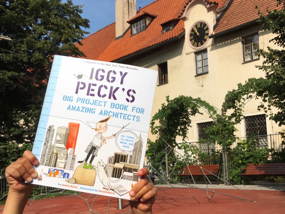 Iggy Peck's Big Project Book for Amazing Architects - part of a round up of picture, activity and chapter books for 6 year olds. The Little Adventurer.