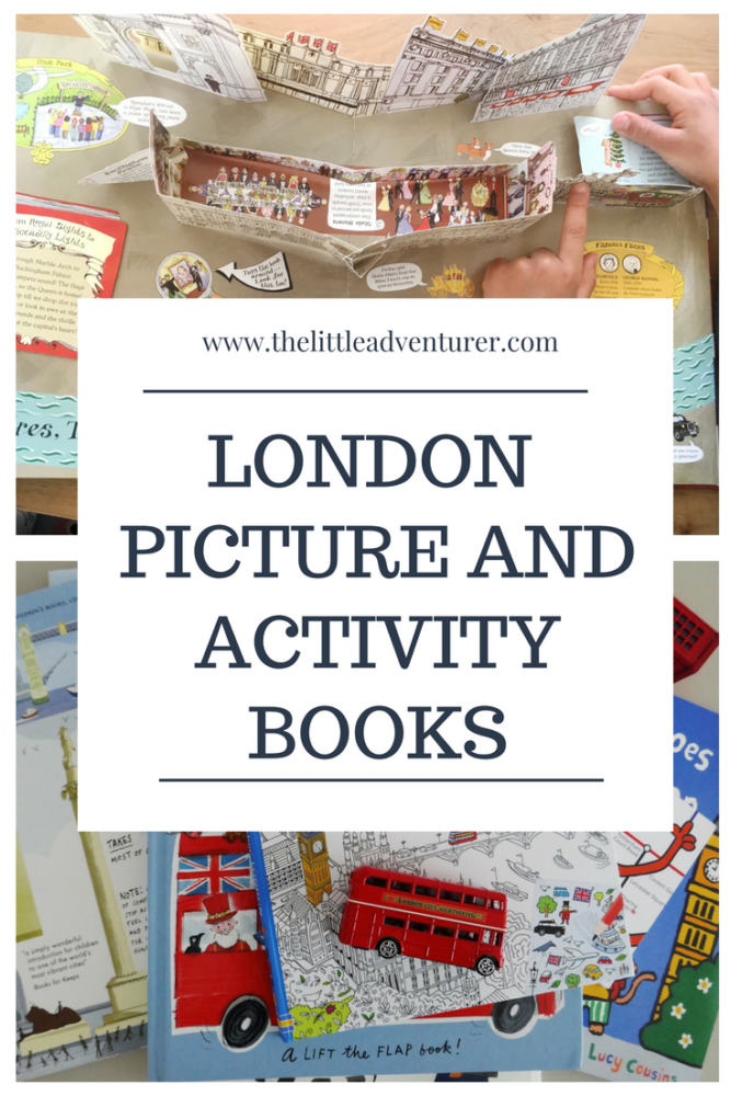 London picture and activity books - a great way to introduce the English capital to toddlers and younger children.