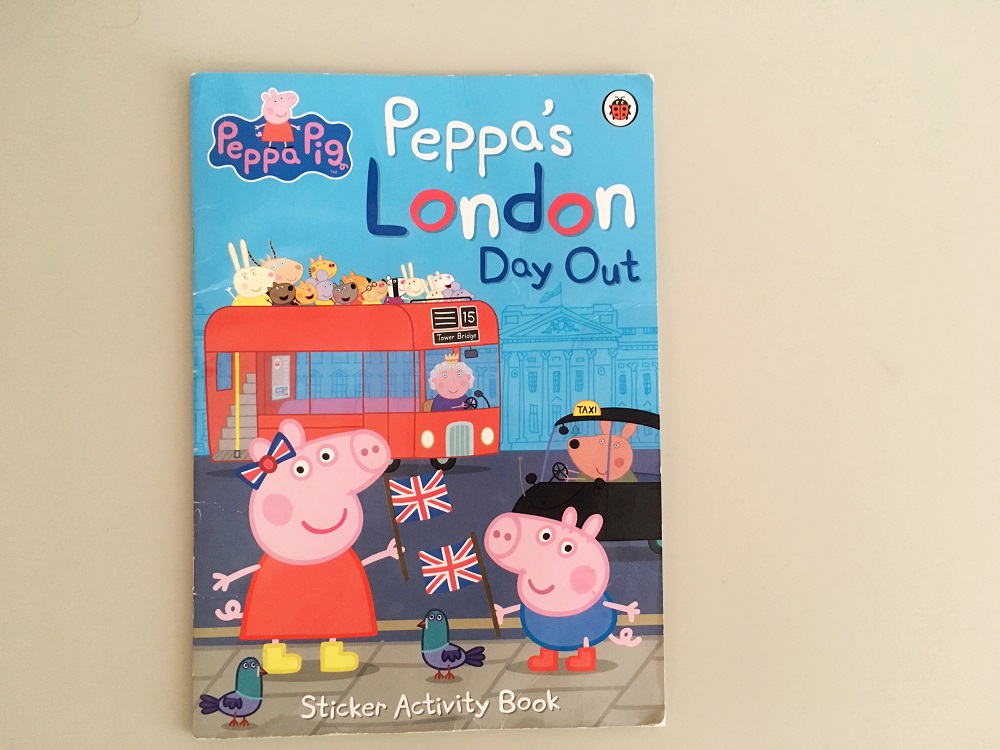Peppa Pig London Day Out - A review of London picture and activity books by The Little Adventurer