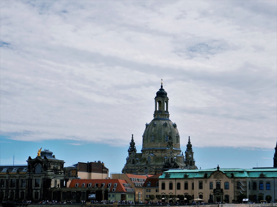 Reconstructed Frauenkirche in Dresden - One of the many attractions of family-friendly Dresden - The Little Adventurer