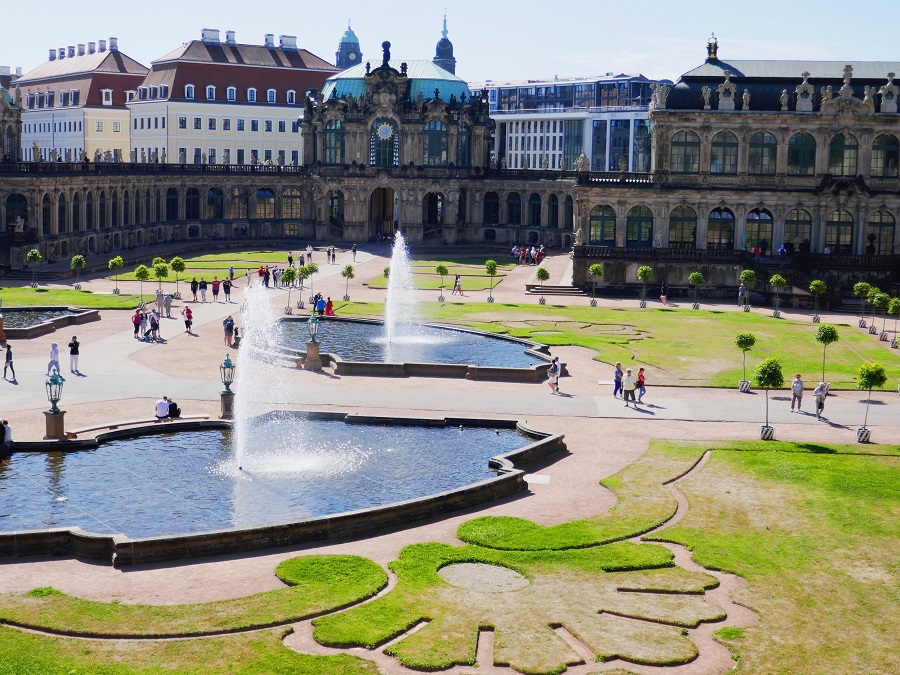 Visiting the Zwinger - One of the many attractions of family-friendly Dresden - The Little Adventurer