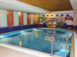 Hotel Julis Swimming Pool Prague. Where to stay in Prague with kids. The Little Adventurer