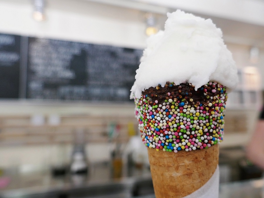 Ice cream at Angelato Prague - One of the 74 fun things to do in Prague with kids. The Little Adventurer.