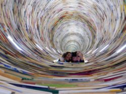 Infinity Book Tower. One of the 74 fun things to do in Prague with kids. The Little Adventurer.