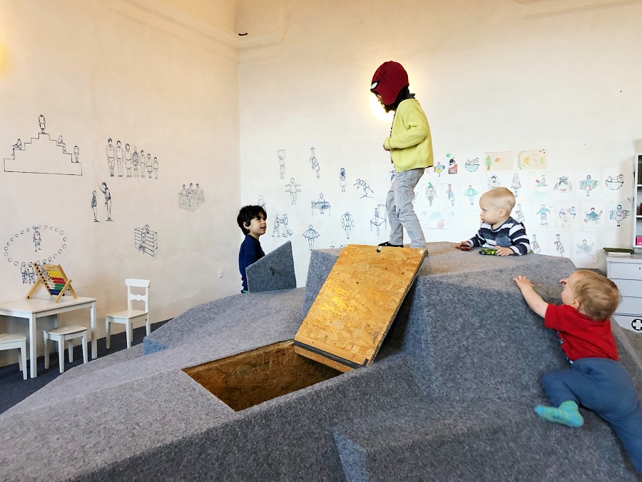 Free play room in GASK Kutna Hora - A review of our family trip to this UNESCO World Heritage centre, an hour from Prague. The Little Adventurer
