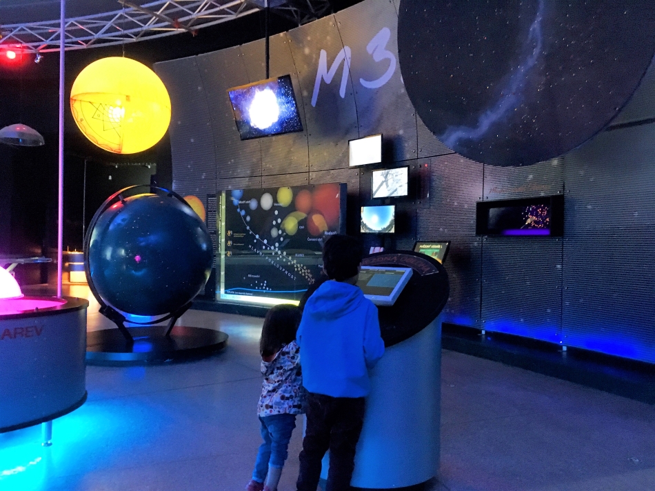 Inside the Planetarium in Stromovka Prague