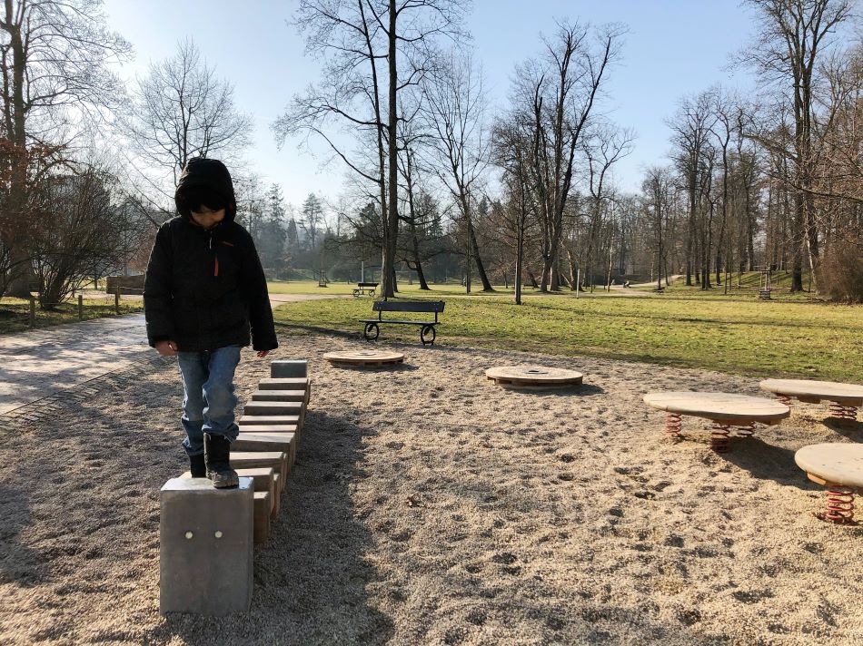 Stepping Stone playground in Stromvoka Prague