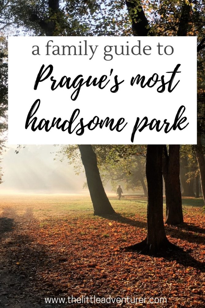 a family guide to Stromovka park in Prague