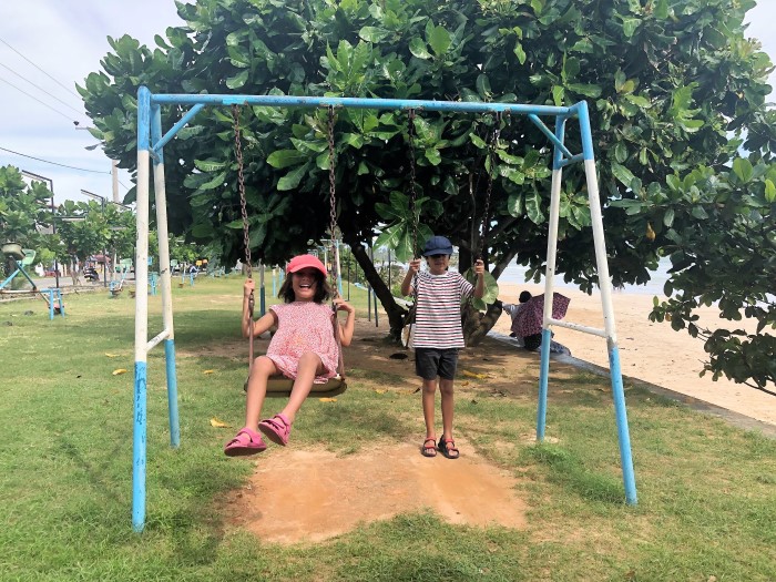 Weligama beach playground, Sri Lanka