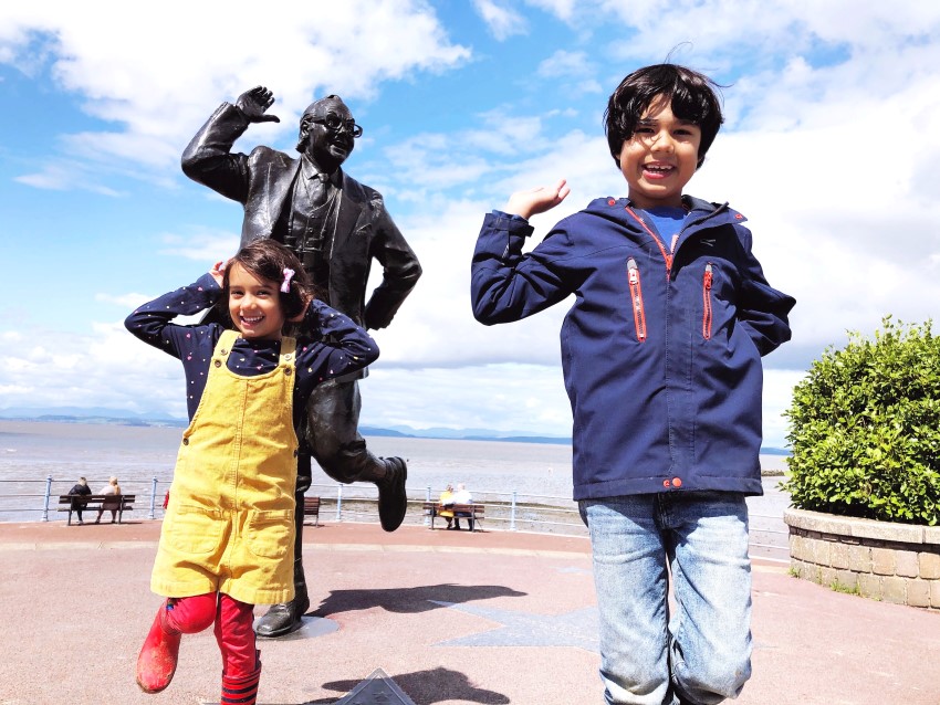 Eric Morecambe Sculpture at Morecambe Bay - One of the family-friendly art walks in the North West England